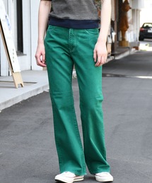 オーバーダイブーツカットデニムパンツ