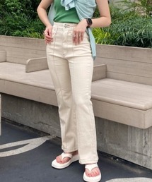 FREE'S MART | 【Sシリーズ対応】ハイウエストピンタックフレアデニムパンツ(デニムパンツ)