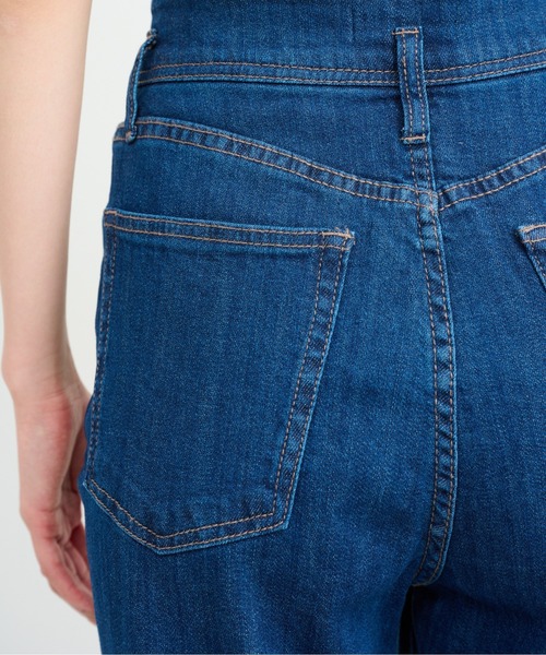 FREE'S MART（フリーズマート）の「【Sシリーズ対応】ハイウエストピンタックフレアデニムパンツ（デニムパンツ・レディース・ホワイト系その他/ブルー系その他/ダークネイビー・MEDIUM/SMALL/X-SMALL）」の4枚目の写真