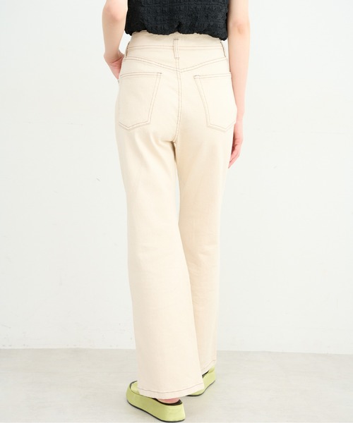 FREE'S MART（フリーズマート）の「【Sシリーズ対応】ハイウエストピンタックフレアデニムパンツ（デニムパンツ・レディース・ホワイト系その他/ブルー系その他/ダークネイビー・MEDIUM/SMALL/X-SMALL）」の12枚目の写真