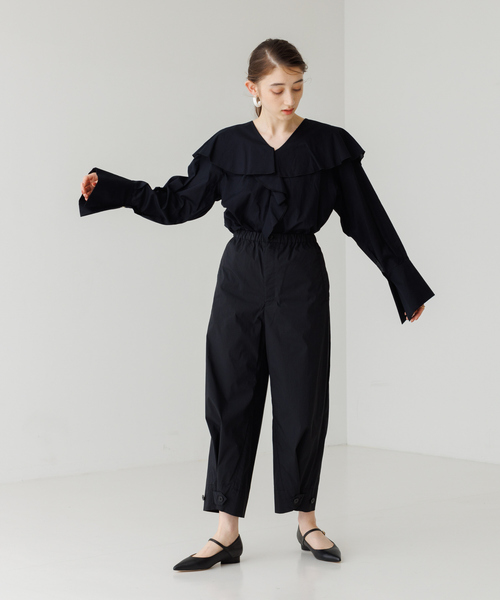 Au BANNISTER（オゥバニスター）の「メリージェーンパンプス（パンプス・レディース・ブラック/グレイッシュベージュ/キャメル・36/39/35/38/37）」の9枚目の写真