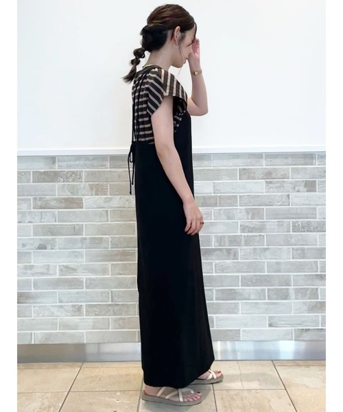 Lugnoncure(ルノンキュール)の「ポンチキャミワンピース(ワンピース・レディース・ブルー/グレー/ブラック・フリ-)」の10枚目の写真