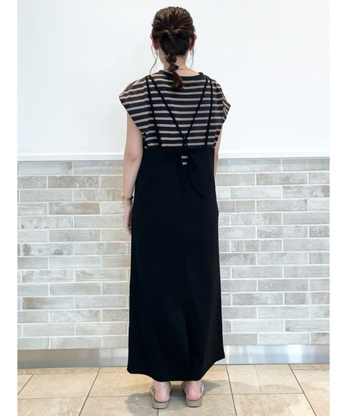 Lugnoncure(ルノンキュール)の「ポンチキャミワンピース(ワンピース・レディース・ブルー/グレー/ブラック・フリ-)」の11枚目の写真