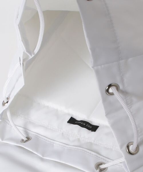 603（ロクマルサン）の「603　4ポケットナイロンミニリュック（バックパック/リュック・メンズ・ホワイト/ブラック・FREE）」の5枚目の写真