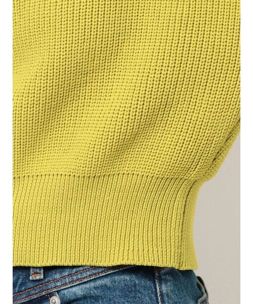 EVRIS（エヴリス）の「ハーフジップショートニット（ニット/セーター・レディース・ホワイト/ブラック/パープル/グリーン・FREE）」の19枚目の写真