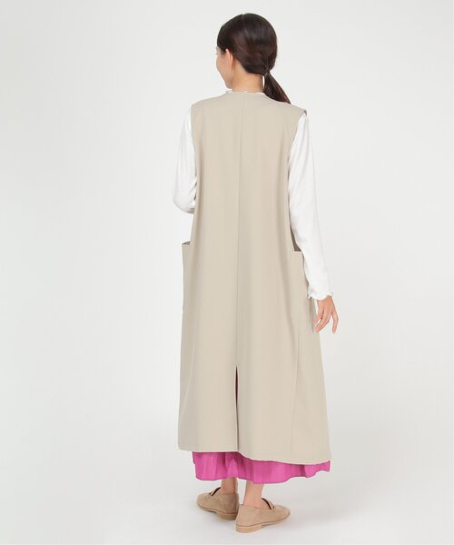 ikka（イッカ）の「【2点セット】2WAYジャンスカカットプルオーバーセット（ジャンパースカート・レディース・ブラック/ベージュ/グリーン・S/M/L）」の6枚目の写真