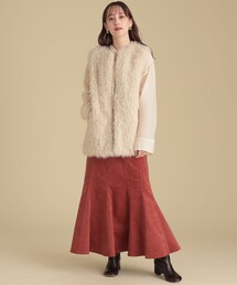 Ray BEAMS | Ray BEAMS / コーデュロイ マーメイド スカート(スカート)