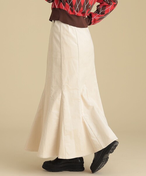 Ray BEAMS（レイビームス）の「Ray BEAMS / コーデュロイ マーメイド スカート（スカート・レディース・ベージュ/オフホワイト/ブラウン系その他5・1/0）」の7枚目の写真