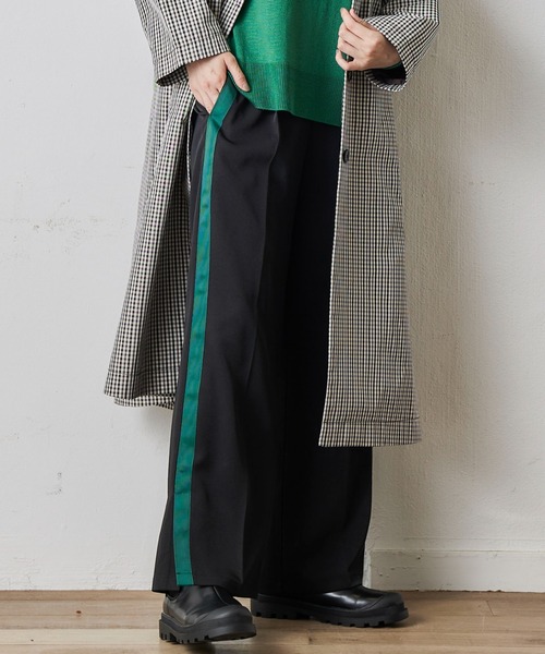 Green　Parks（グリーンパークス）の「サイドラインパンツ（その他パンツ・レディース・ブラック/グリーン/その他8・FREE）」の2枚目の写真