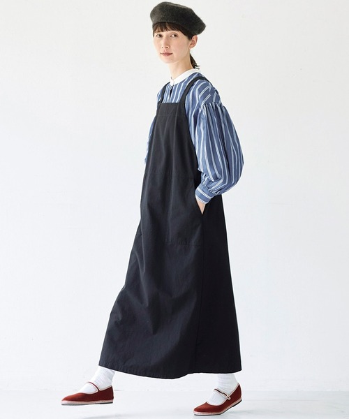 Sunny clouds(サニークラウズ)の「サニークラウズ feat. Shuttle Notes kazumiさんのクレリックストライプブラウス〈レディース〉(シャツ/ブラウス・レディース・ブルー・MEDIUM/LARGE/X-LARGE/XX-LARGE/NM)」の14枚目の写真