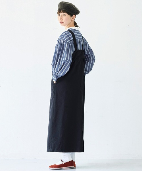 Sunny clouds(サニークラウズ)の「サニークラウズ feat. Shuttle Notes kazumiさんのクレリックストライプブラウス〈レディース〉(シャツ/ブラウス・レディース・ブルー・MEDIUM/LARGE/X-LARGE/XX-LARGE/NM)」の16枚目の写真