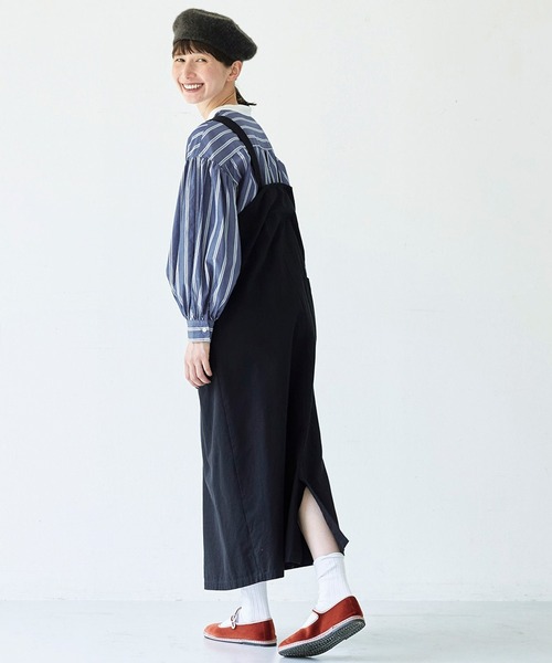 Sunny clouds(サニークラウズ)の「サニークラウズ feat. Shuttle Notes kazumiさんのクレリックストライプブラウス〈レディース〉(シャツ/ブラウス・レディース・ブルー・MEDIUM/LARGE/X-LARGE/XX-LARGE/NM)」の11枚目の写真