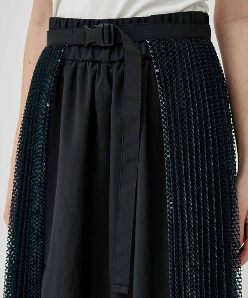 CITY TOKYO（シティトウキョウ）の「カバープリーツコンビネーションスカート（スカート・レディース・ベージュ/ブラック・1/2）」の21枚目の写真