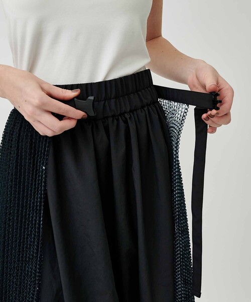 CITY TOKYO（シティトウキョウ）の「カバープリーツコンビネーションスカート（スカート・レディース・ベージュ/ブラック・1/2）」の19枚目の写真