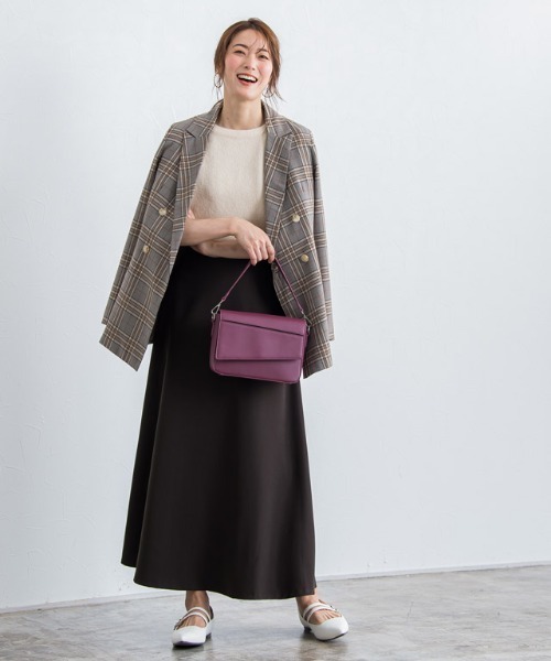 ふんわりシャギーシンプルニット