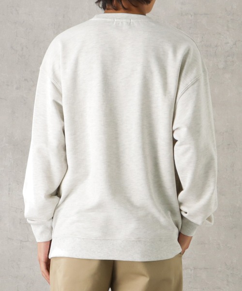 FILA（フィラ）の「FILA フィラ ビッグシルエットカレッジロゴサガラ刺繍トレーナー（スウェット・メンズ・グリーン/ブラック/オートミール・M/L/XL）」の6枚目の写真