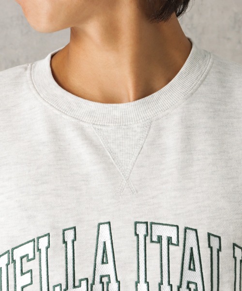 FILA（フィラ）の「FILA フィラ ビッグシルエットカレッジロゴサガラ刺繍トレーナー（スウェット・メンズ・グリーン/ブラック/オートミール・M/L/XL）」の15枚目の写真