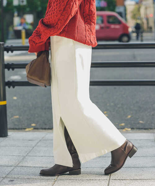 URBAN RESEARCH Sonny Label（アーバンリサーチサニーレーベル）の「裏毛スリットタイトスカート（スカート・レディース・ブラック/オフホワイト/ピンク・FREE）」の13枚目の写真