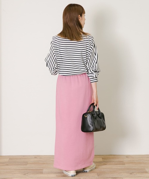 URBAN RESEARCH Sonny Label（アーバンリサーチサニーレーベル）の「裏毛スリットタイトスカート（スカート・レディース・ブラック/オフホワイト/ピンク・FREE）」の16枚目の写真