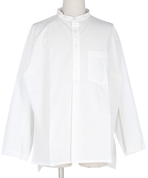 coca(coca)(コカ)の「メンズグランパシャツ(シャツ/ブラウス・メンズ・チャコールグレー/ホワイト・M/L/XL)」の14枚目の写真