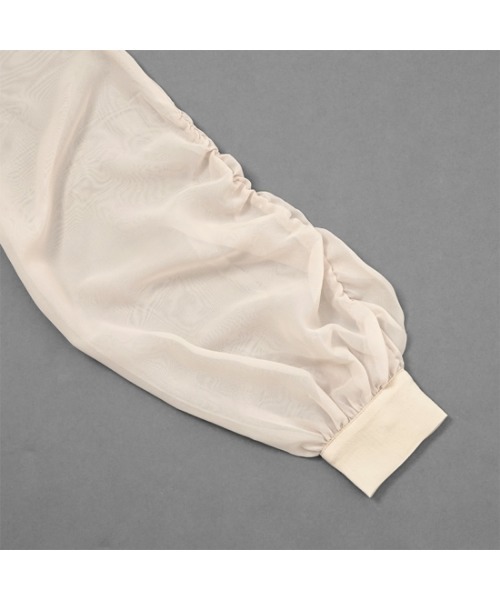 flower（フラワー）の「シャーリングギャザーブラウス（シャツ/ブラウス・レディース・ベージュ/ピンク・FREE）」の19枚目の写真