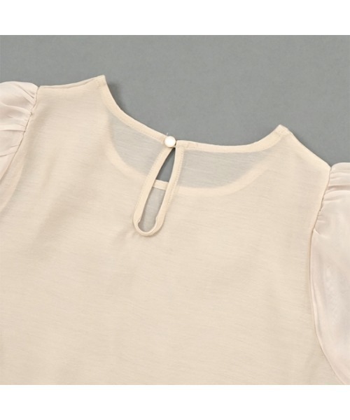 flower（フラワー）の「シャーリングギャザーブラウス（シャツ/ブラウス・レディース・ベージュ/ピンク・FREE）」の21枚目の写真