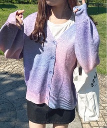 グラデーションニットカーディガン【ZOZOTOWN限定アイテム】