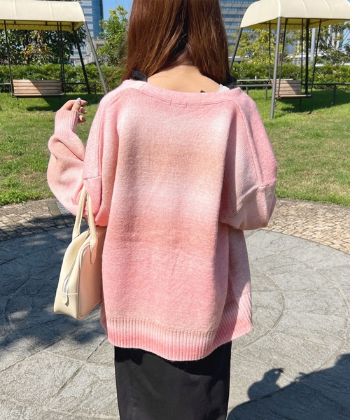 セール】グラデーションニットカーディガン【ZOZOTOWN限定アイテム