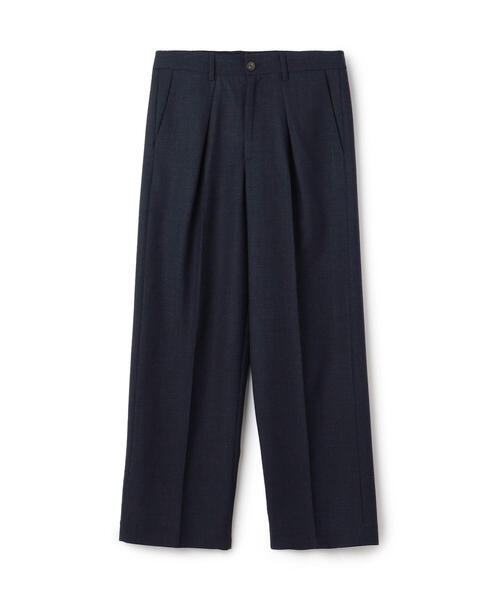 MANER HUGO ウール 1プリーツワイドトラウザーズ（その他パンツ）｜TOMORROWLAND（トゥモローランド）のファッション通販