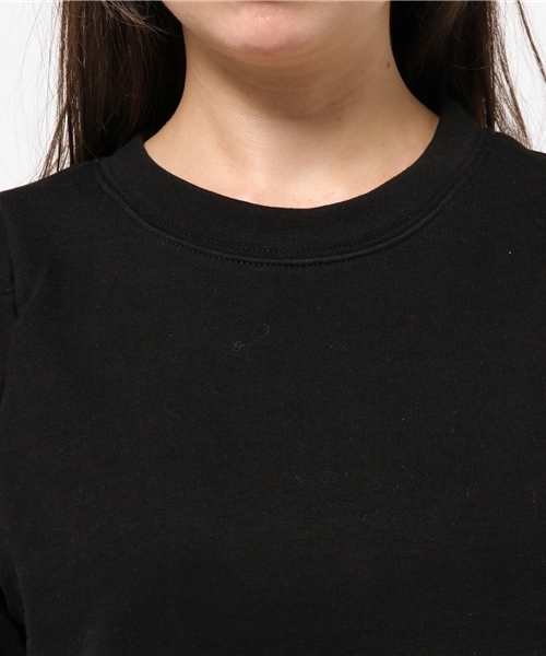 OUTLET（アウトレット）の「【goocy】パワーショルダー裏毛TOP（Tシャツ/カットソー・レディース・ブラック/ホワイト・FREE）」の6枚目の写真