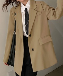DAY CLOSET | レディース オーバーサイズシンプルテーラードジャケット(テーラードジャケット)