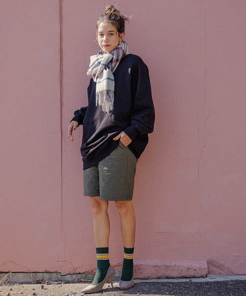 BAYFLOW（ベイフロー）の「キルティングショートパンツ（その他パンツ・レディース・カーキ/キャメル・SMALL/MEDIUM）」の6枚目の写真