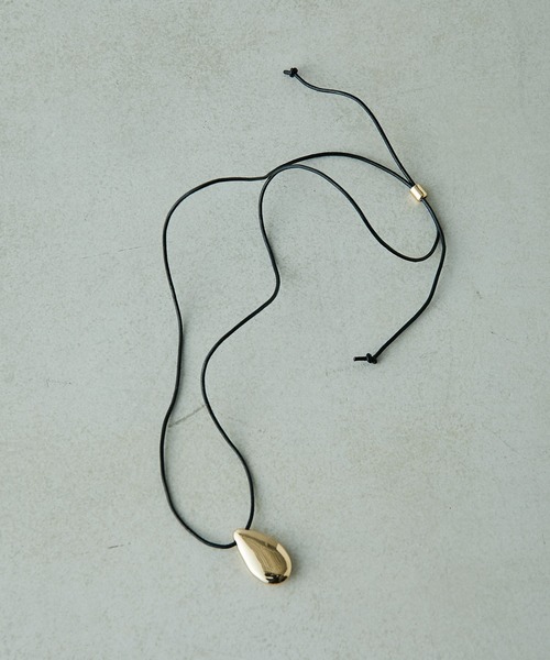 PAPILLONNER（パピヨネ）の「雫トップコードネックレス/PAPILLONNER/パピヨネ（ネックレス・レディース・シルバー/ゴールド・FREE）」の12枚目の写真