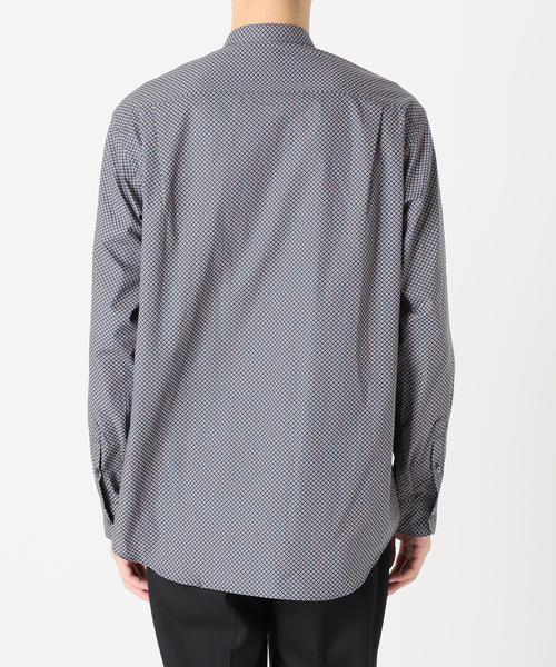 EDIFICE（エディフィス）の「【CANCLINI / カンクリー二】パターン バンドカラーシャツ（シャツ/ブラウス・メンズ・ブラウン/ブルー・X-LARGE/MEDIUM/LARGE/SMALL）」の10枚目の写真