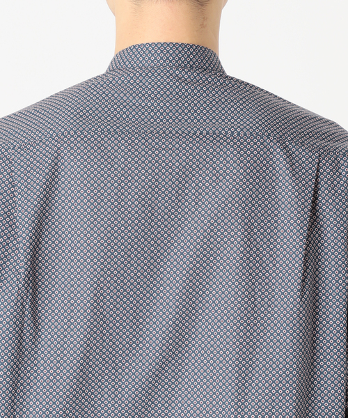 EDIFICE（エディフィス）の「【CANCLINI / カンクリー二】パターン バンドカラーシャツ（シャツ/ブラウス・メンズ・ブラウン/ブルー・X-LARGE/MEDIUM/LARGE/SMALL）」の11枚目の写真