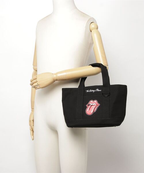 RAWLIFE(ロウライフ)の「BACK SPIN!GOLF/バックスピンゴルフ/【The Rolling Stones】Red Lick Cart Bag(トートバッグ・メンズ・ブラック・F)」の3枚目の写真