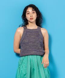 CITEN | ＜CITEN＞アメスリ メランジニット タンクトップ(ベスト)