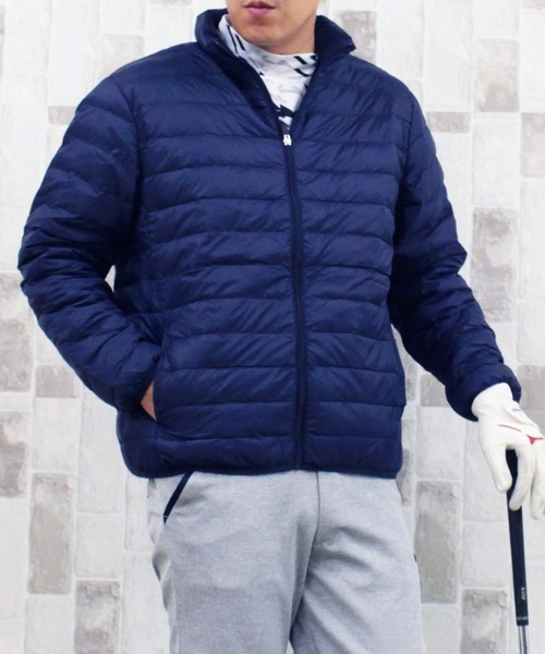 ゴルフ　ダウンジャケット 送料無料 ゴルフウェア セットアップ メンズ 上下セット