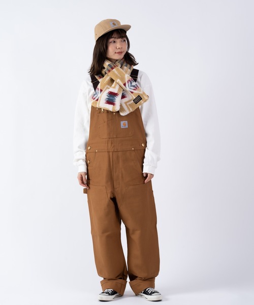 Carhartt WIP（カーハートダブリューアイピー）の「【 CARHARTT WIP / カーハート WIP 】 ベースボール キャップ フラット 平つば BACKLEY CAP CARHARTT 016607 STO（キャップ・メンズ・ダークブルー/ベージュ・FREE）」の4枚目の写真