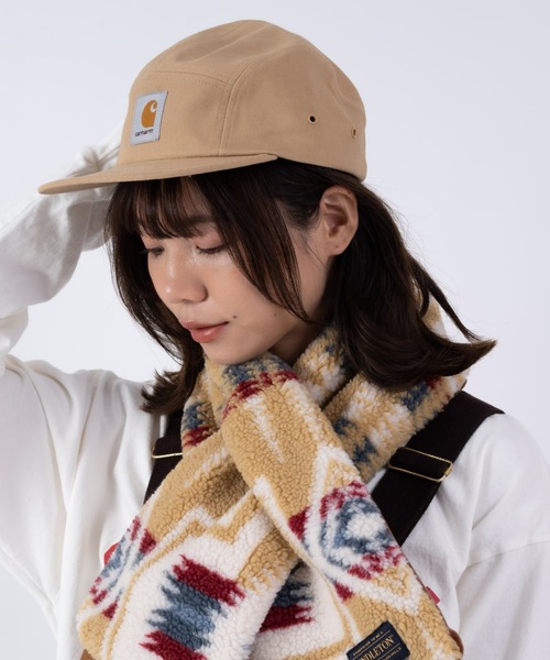Carhartt WIP（カーハートダブリューアイピー）の「【 CARHARTT WIP / カーハート WIP 】 ベースボール キャップ フラット 平つば BACKLEY CAP CARHARTT 016607 STO（キャップ・メンズ・ダークブルー/ベージュ・FREE）」の11枚目の写真
