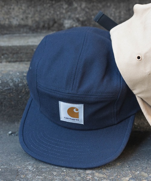 Carhartt WIP（カーハートダブリューアイピー）の「【 CARHARTT WIP / カーハート WIP 】 ベースボール キャップ フラット 平つば BACKLEY CAP CARHARTT 016607 STO（キャップ・メンズ・ダークブルー/ベージュ・FREE）」の12枚目の写真