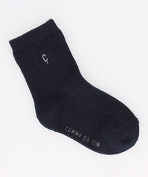 MONO COMME CA（モノコムサ）の「ロゴ刺しゅうソックス(ベビー・キッズサイズ)（ソックス/靴下）」