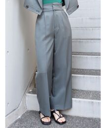 MURUA | ハイウエストタックパンツ【セットアップ着用可能】(スラックス)