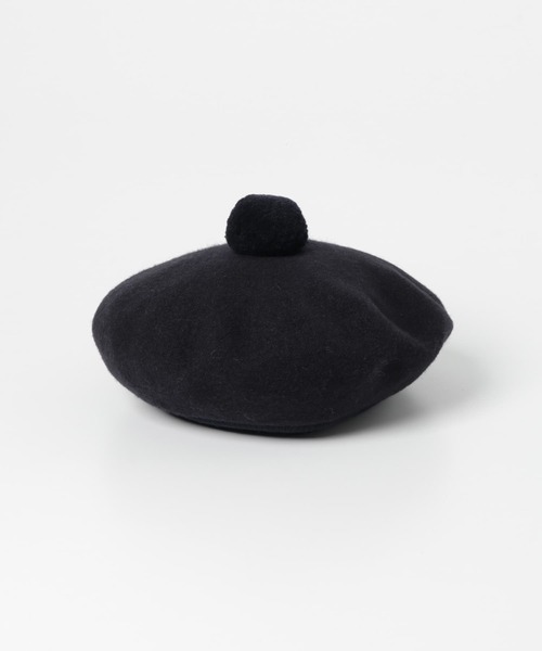 ROBERT MACKIE（ロバートマッキー）の「ROBERT MACKIE　Bret Tam Beret（ハンチング/ベレー帽・レディース・ネイビー・-）」の2枚目の写真