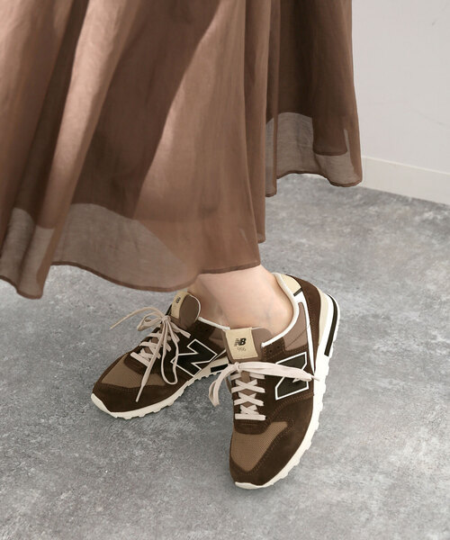 SLOBE IENA（スローブイエナ）の「【NEW BALANCE / ニューバランス】 WL996（スニーカー・レディース・ナチュラル/ブラウン・22.5cm/23cm/23.5cm/24cm/24.5cm）」の12枚目の写真