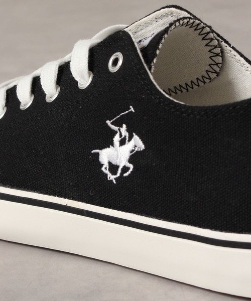 BEVERLY HILLS POLO CLUB(ビバリーヒルズポロクラブ)の「【Beverly Hills Polo Club/ビバリーヒルズポロクラブ】ワンポイント刺繍 キャンバススニーカー/BHPC(スニーカー・レディース・ベージュ/ホワイト/ブラック/グレー・23㎝/23.5cm/24cm/24.5cm/25cm/24.5㎝/24㎝/22.5cm/27cm/25.5cm/26cm/26.5cm/28cm/23cm)」の13枚目の写真