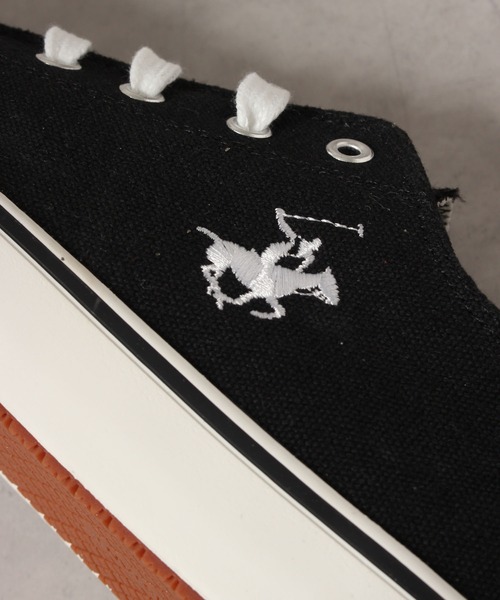 BEVERLY HILLS POLO CLUB(ビバリーヒルズポロクラブ)の「【Beverly Hills Polo Club/ビバリーヒルズポロクラブ】ワンポイント刺繍 キャンバススニーカー/BHPC(スニーカー・レディース・ベージュ/ホワイト/ブラック/グレー・23㎝/23.5cm/24cm/24.5cm/25cm/24.5㎝/24㎝/22.5cm/27cm/25.5cm/26cm/26.5cm/28cm/23cm)」の14枚目の写真