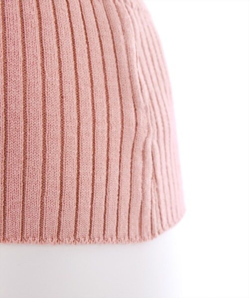 clear(クリア)の「編地切り替えリブノースリニットトップス(タンクトップ・レディース・ピンク/オフホワイト/ブルー/ベージュ/ブラック/グリーン/ブラウン・F)」の13枚目の写真