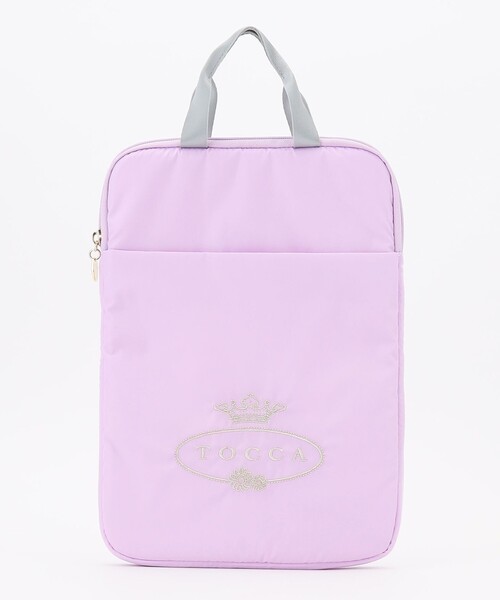 TOCCA BAMBINI(トッカバンビーニ)の「【WEB限定】LOGO TABLET CASE タブレットケース(バックパック/リュック・キッズ・ブラック系/ライラック系/ベージュ系・F)」の1枚目の写真