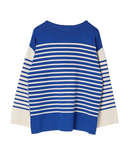 AMERICAN HOLIC（アメリカンホリック）の「パネルボーダーニットチュニック（チュニック・レディース・ネイビー/ピンク/ブルー・M/L）」の6枚目の写真